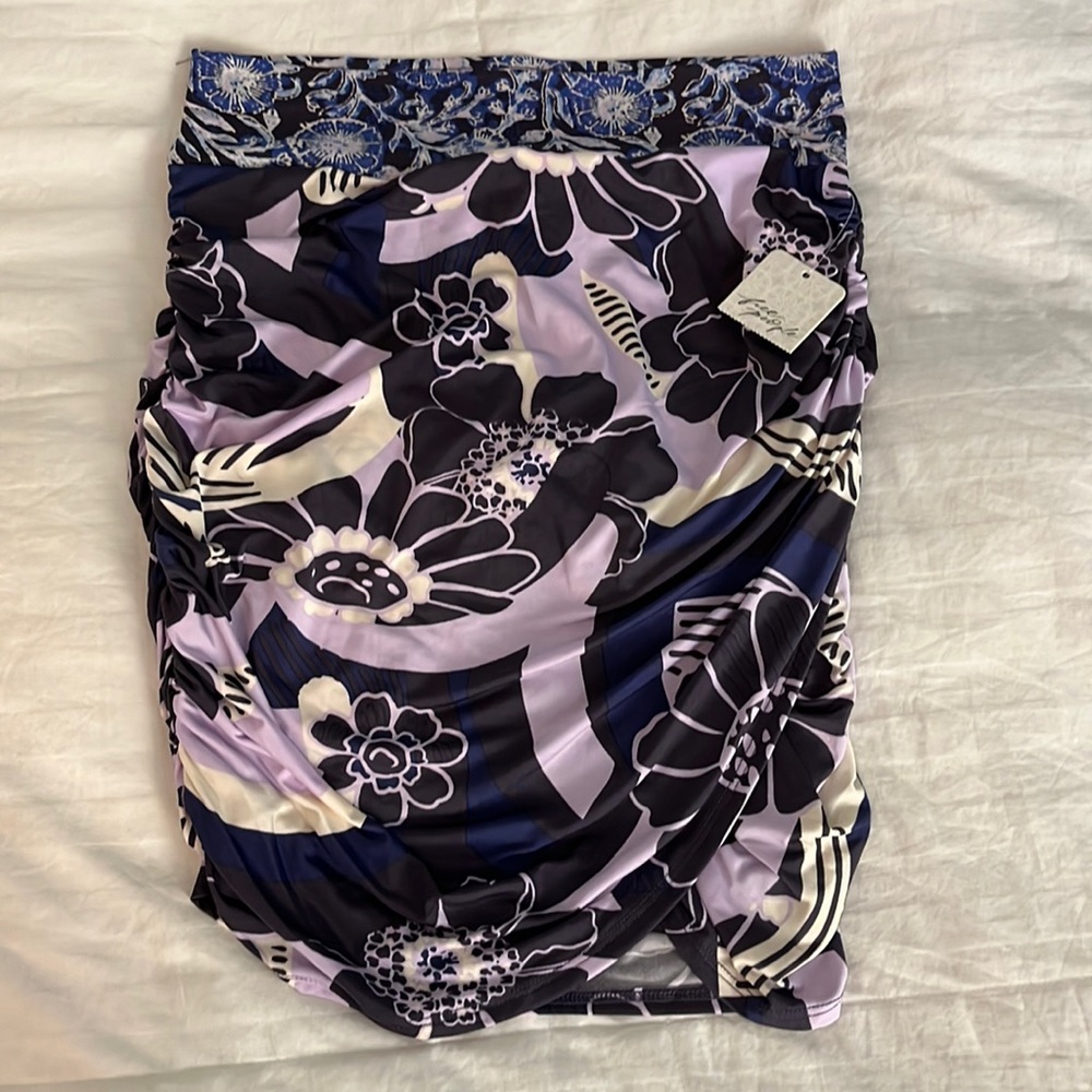 Free People XS ruched skirt NWT